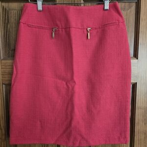 East 5th Women's Red Pencil Skirt